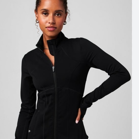 Fabletics Jackets & Blazers - Fabletics Women's Black Full Zip-Up Jacket Size women’s small
